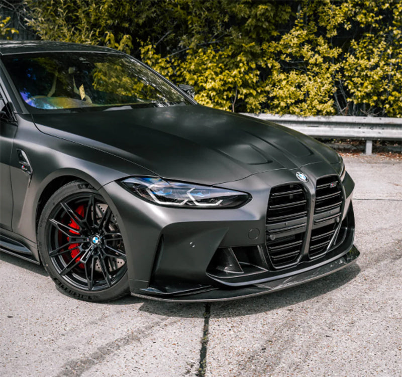 2021+ BMW G80/G82/G83 M3/M4 MHC Style Front Lip (Carbon Fiber)