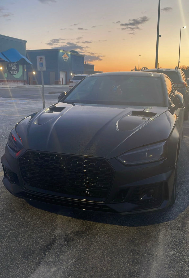 2017+ Audi A5/S5/RS5 CMST V1 Style Hood (Carbon Fiber)