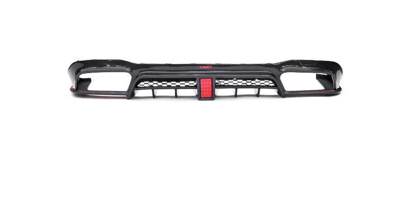 CMST Carbon Fiber Rear Diffuser + Muffler Tips for Mercedes Benz E-Class 4 Door W213 2017-2020