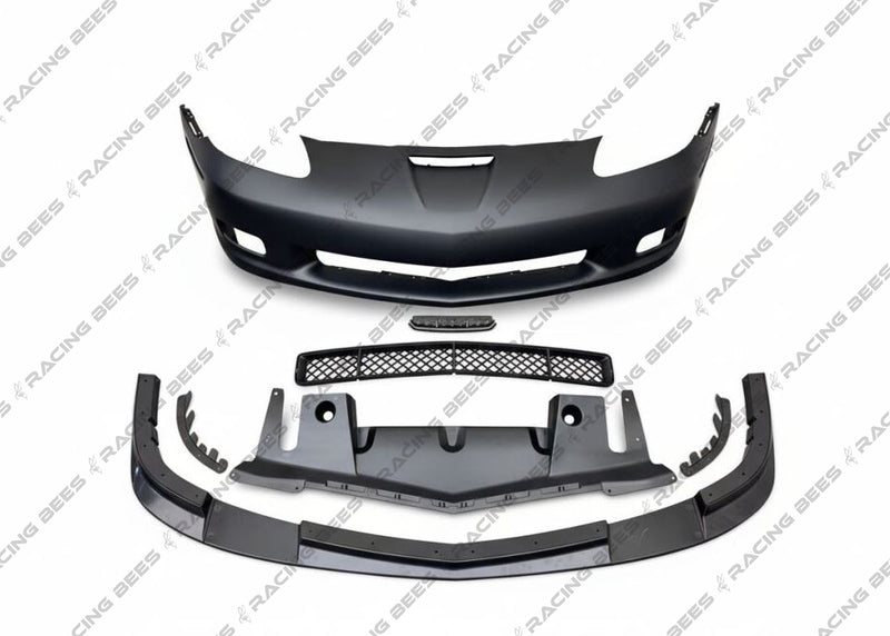 2005-2013 Chevrolet Corvette Z06 Style Front Bumper Conversion