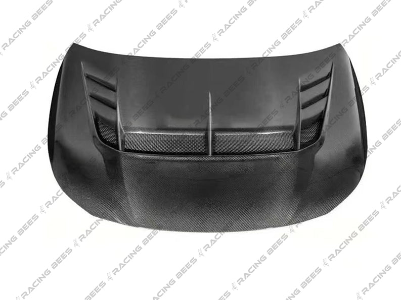 2019+ Toyota Corolla Hatchback Model VRS Style Hood (Carbon Fiber)