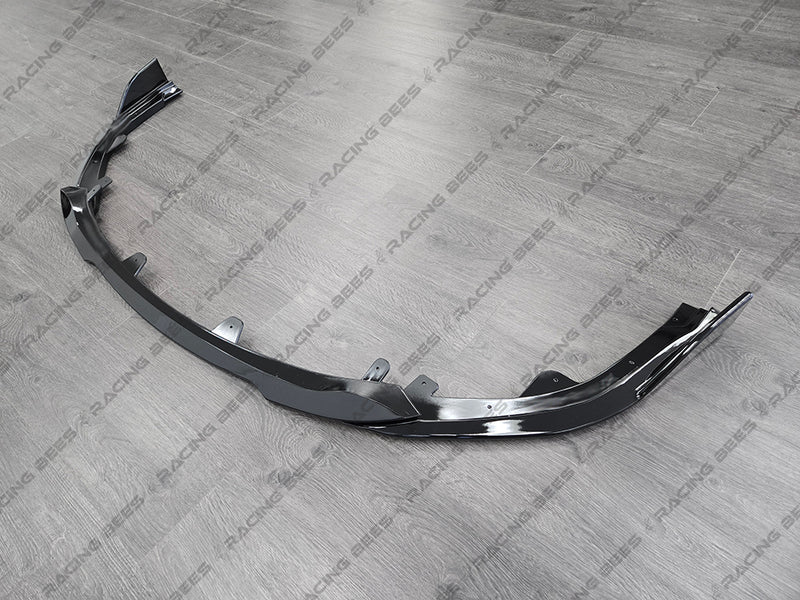 2023+ Toyota Corolla Hatchback Model TM Style Front Bumper Lip (BLACK)
