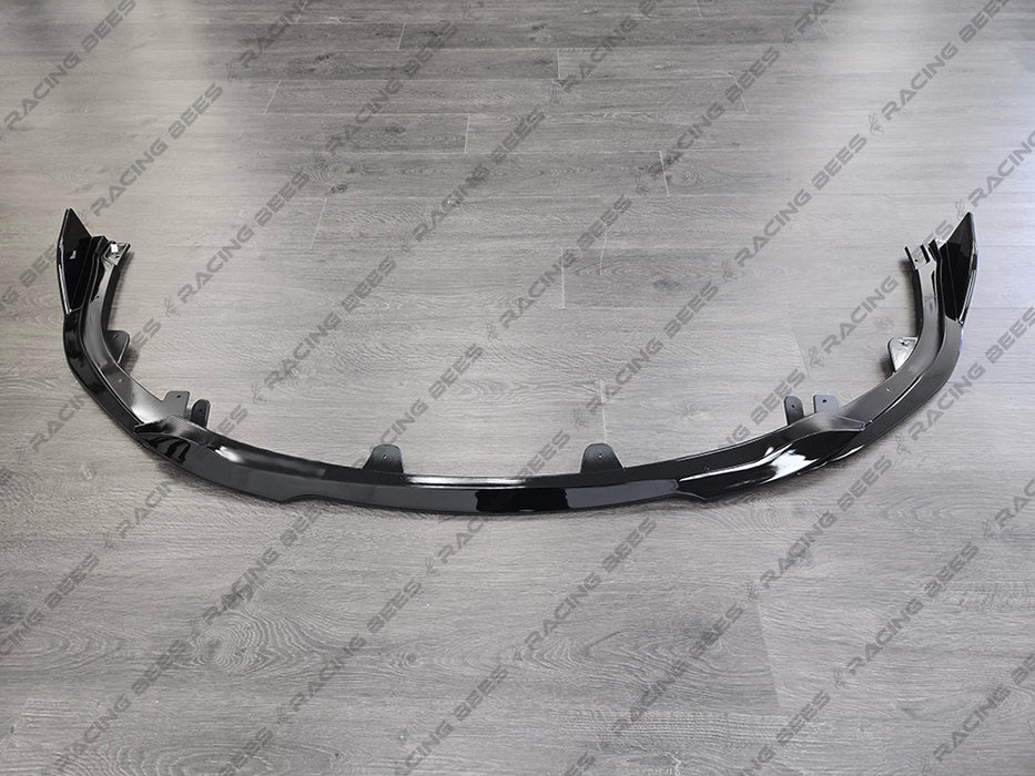 2023+ Toyota Corolla Hatchback Model TM Style Front Bumper Lip (BLACK)
