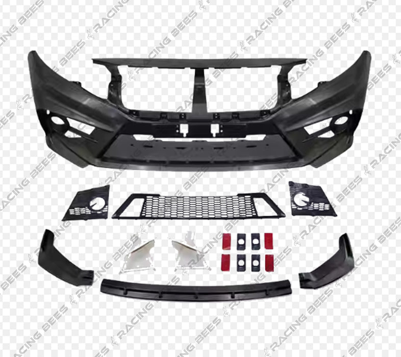 2016-2021 Honda Civic Coupe/Sedan/Hatchback CS Style Front Bumper Conversion