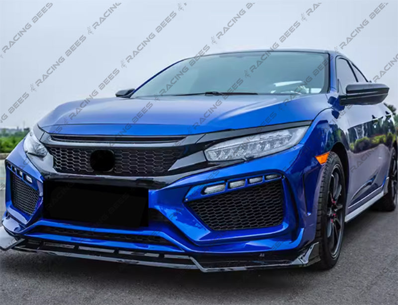 2016-2021 Honda Civic Coupe/Sedan/Hatchback RS Style Front Bumper Conversion