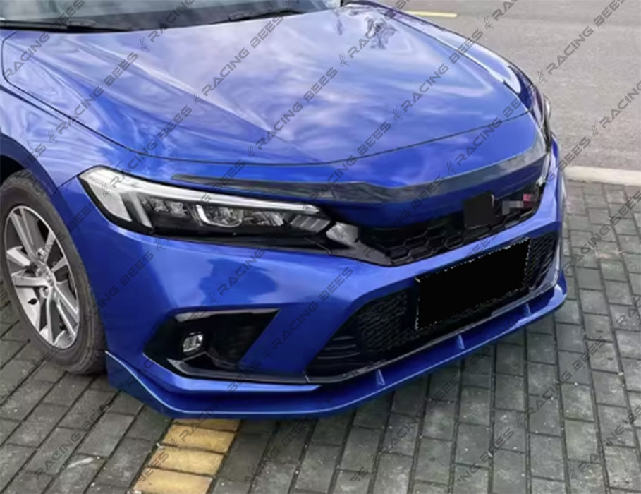 2022+ Honda Civic Sedan VR Style Front Bumper Lip (Black)