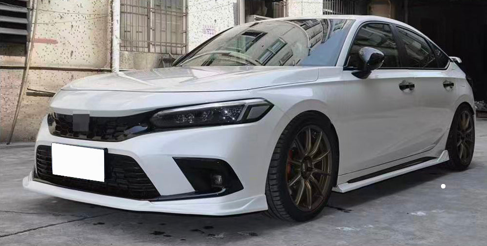 2022+ Honda Civic Sedan VTA Style Side Skirts (Black)