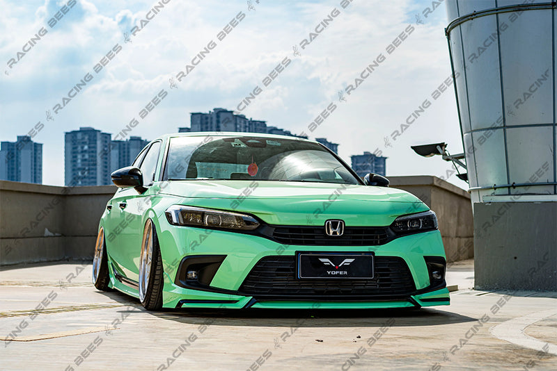 2022-2024 Honda Civic Sedan YOFER V3 FRONT BUMPER LIP (Black)