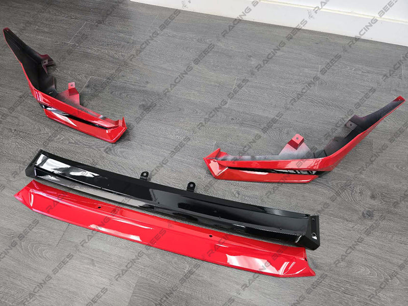 2022-2024 Honda Civic Sedan YOFER V3 FRONT BUMPER LIP (Black)