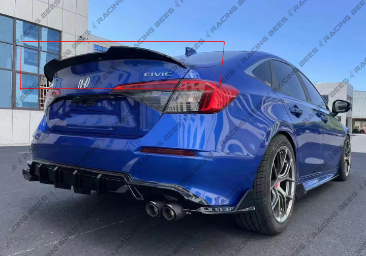 2022+ Honda Civic Sedan COM Style Trunk Spoiler (Black)