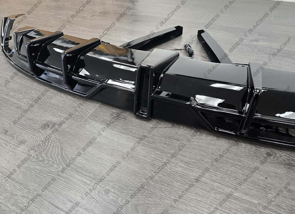 2022-2025 Honda Civic Sedan ACR Style Rear Diffuser + Rear Aprons (BLA ...