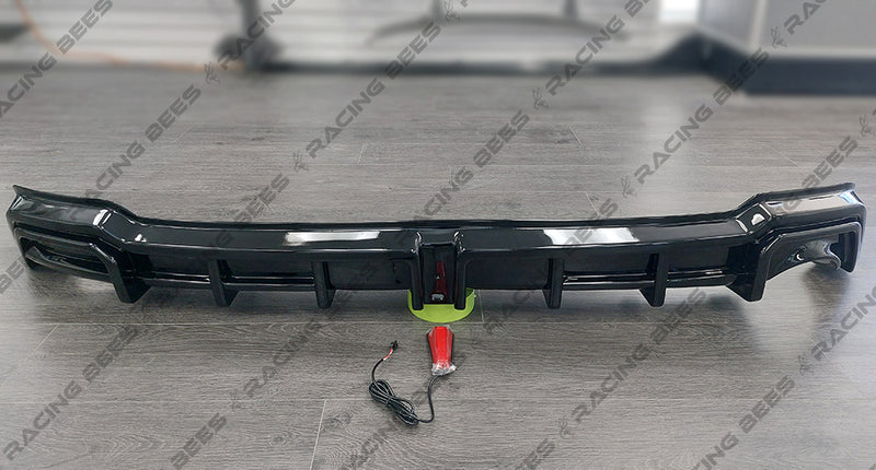 2022-2025 Honda Civic Sedan Yofer V2 Rear Diffuser (BLACK)