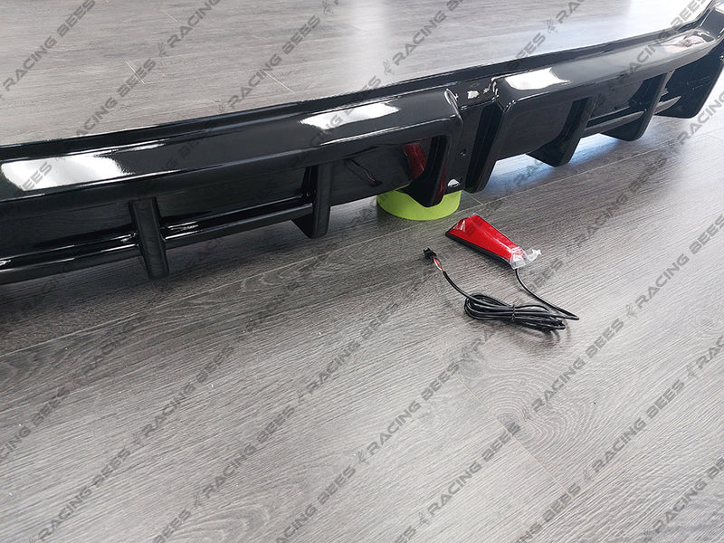 2022-2025 Honda Civic Sedan Yofer V2 Rear Diffuser (BLACK)