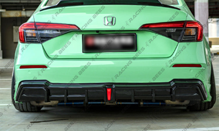 2022-2025 Honda Civic Sedan Yofer V2 Rear Diffuser (BLACK)