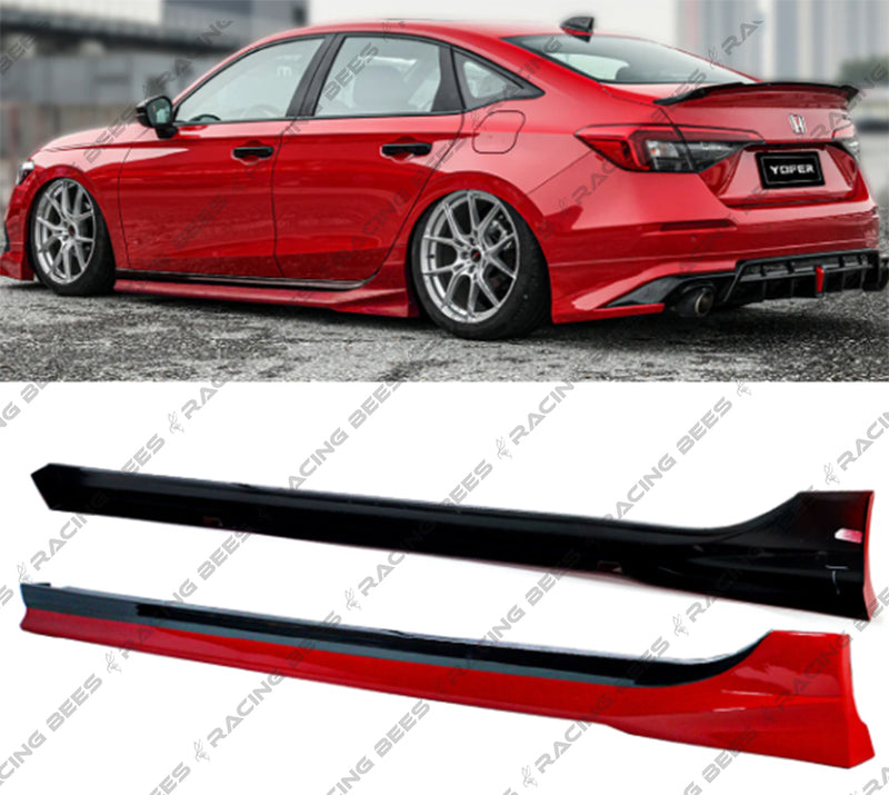 2022+ Honda Civic Sedan/Hatchback Yofer V2 Side Skirts