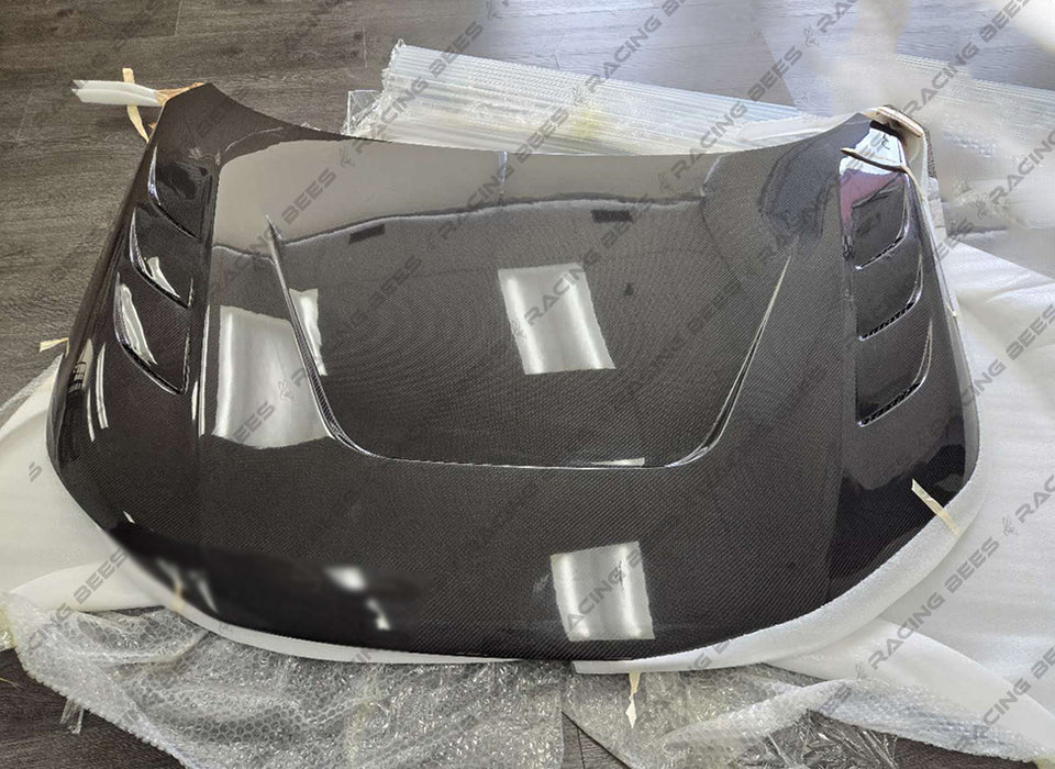 2022+ Honda Civic V2 Style Hood (Carbon fiber)