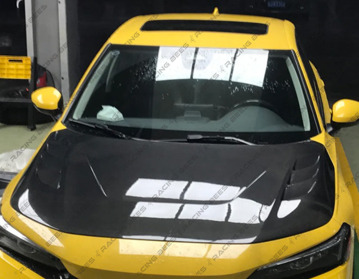 2022+ Honda Civic V2 Style Hood (Carbon fiber)