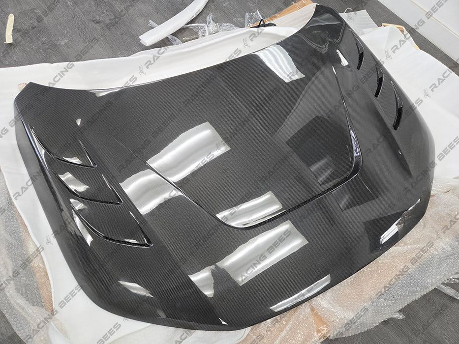 2022+ Honda Civic V2 Style Hood (Carbon fiber)