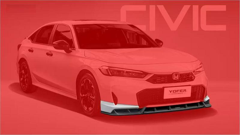 2025+ Honda Civic YOFER V2 Front Bumper Lip
