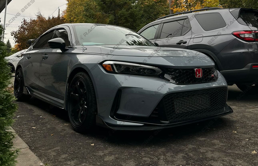 2022+ Honda Civic FL5 Type-R A Style Front Bumper Lip (Carbon Fiber)