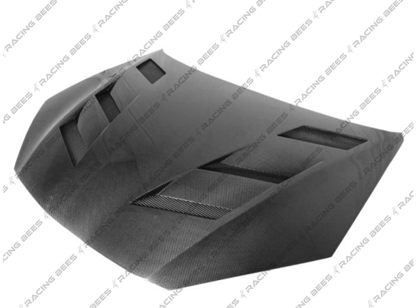 2013-2016 Hyundai Genesis Coupe VIS Style Hood (Carbon Fiber)