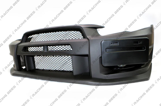 2008-2017 Mitsubishi Lancer VRS Style Front Bumper Conversion