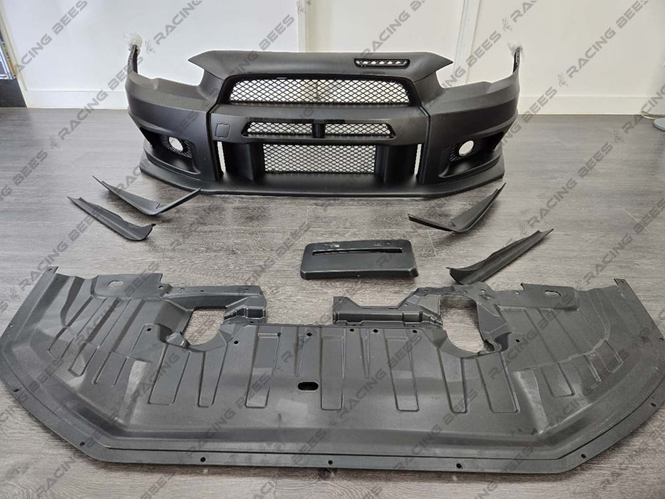 2008-2017 Mitsubishi Lancer VRS Style Front Bumper Conversion