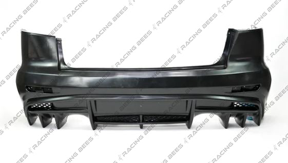 2008-2017 Mitsubishi Lancer VRS V2 Style Rear Bumper Conversion