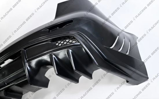 2008-2017 Mitsubishi Lancer VRS V2 Style Rear Bumper Conversion