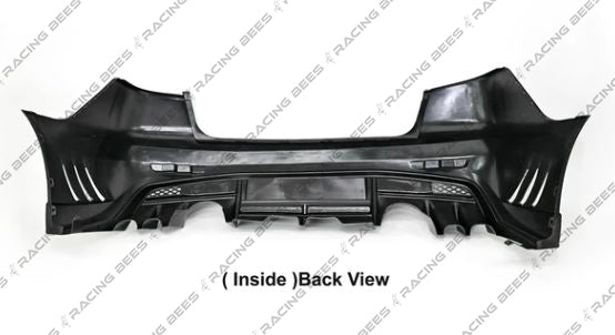 2008-2017 Mitsubishi Lancer VRS V2 Style Rear Bumper Conversion