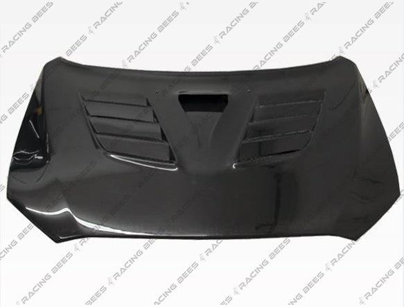 2008-2015 Mitsubishi Lancer Evolution VRS Style Hood (Carbon Fiber)