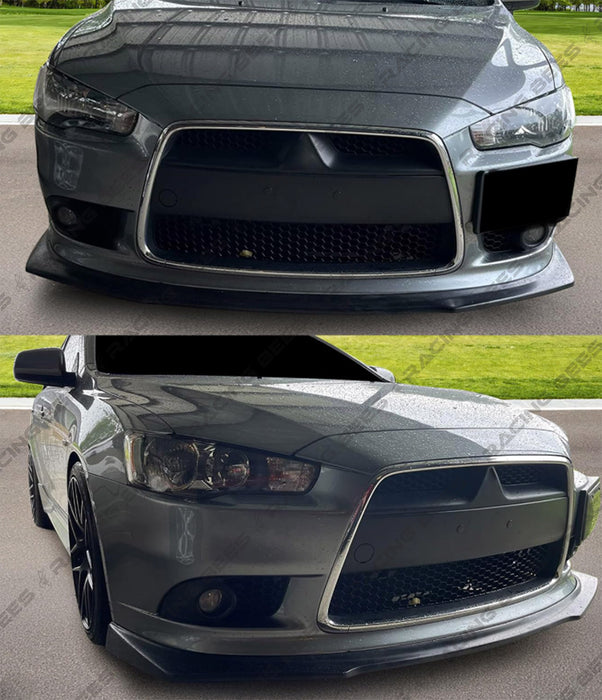 2008-2015 Mitsubishi Lancer Ralliart RA Style Front Bumper Lip