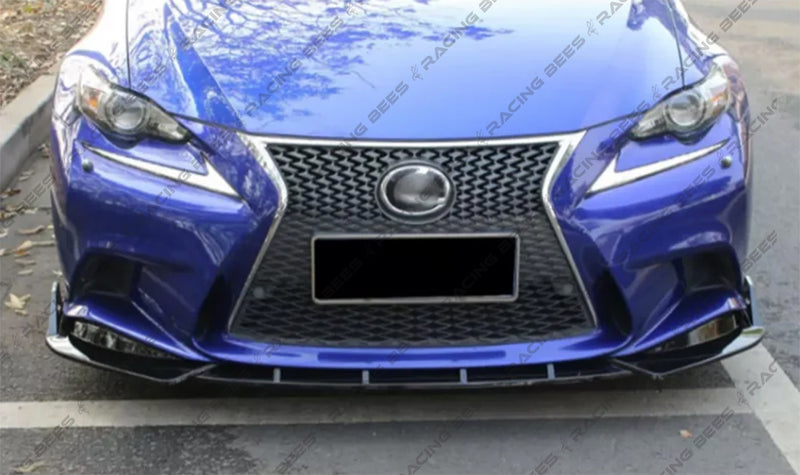 2014-2016 Lexus IS250/300/350 F-Sport CS Style Front Bumper Lip (Black)