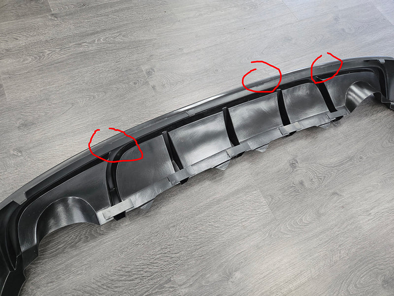 Defect/Damaged 2014-2016 Lexus IS250/300/350 AS Style Rear Diffuser