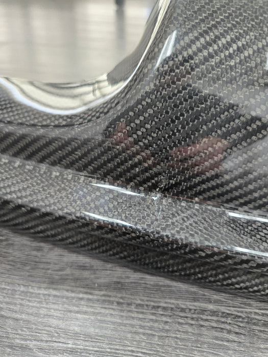 Imperfection/Open Box 2014-2016 Lexus IS250/300/350 AG Style Rear Lip Diffuser (Carbon Fiber)