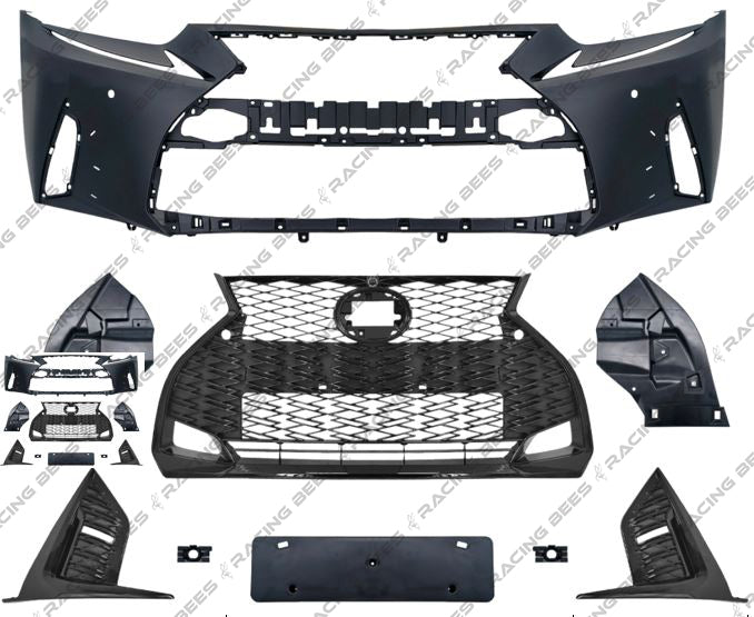 2017-2020 Lexus IS250/300/350 3IS to 4IS F-Sport Front Bumper Conversion