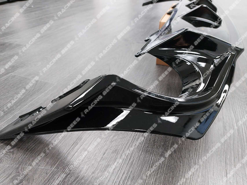 2019+ Mazda 3 Hatchback JDM Style Rear Bumper Lip/Diffuser (Black)