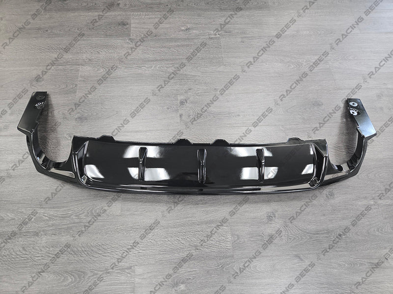 Imperfection/Open 2019+ Mazda 3 Hatchback JDM Style Rear Bumper Lip/Diffuser (Black)