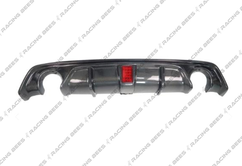 2017+ Infiniti Q60 Coupe LED Rear Bumper Diffuser (Carbon Fiber)