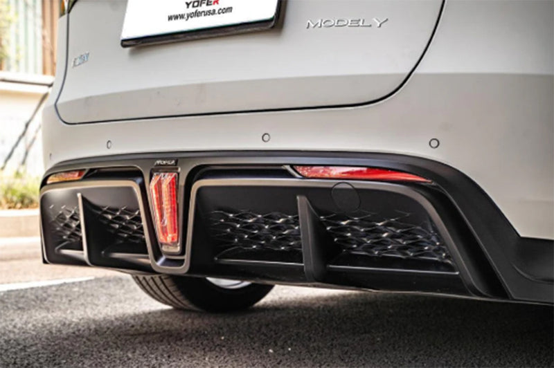 2020-2025 Tesla Model Y Yofer Rear Diffuser (Black)