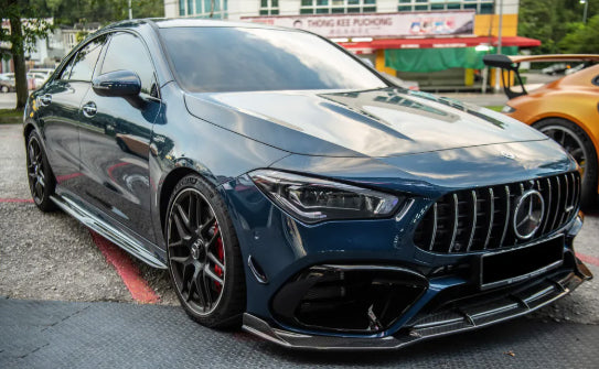 2020+ Mercedes-Benz CLA45 Class FD Style Front Bumper Lip (Carbon Fiber)