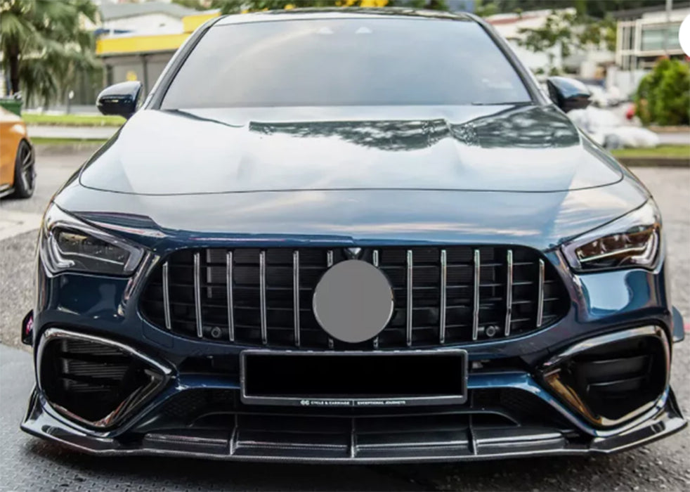 2020+ Mercedes-Benz CLA45 Class FD Style Front Bumper Lip (Carbon Fiber)