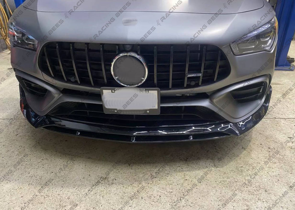 2020+ Mercedes-Benz CLA45 Class BR Style Front Bumper Lip (Black)