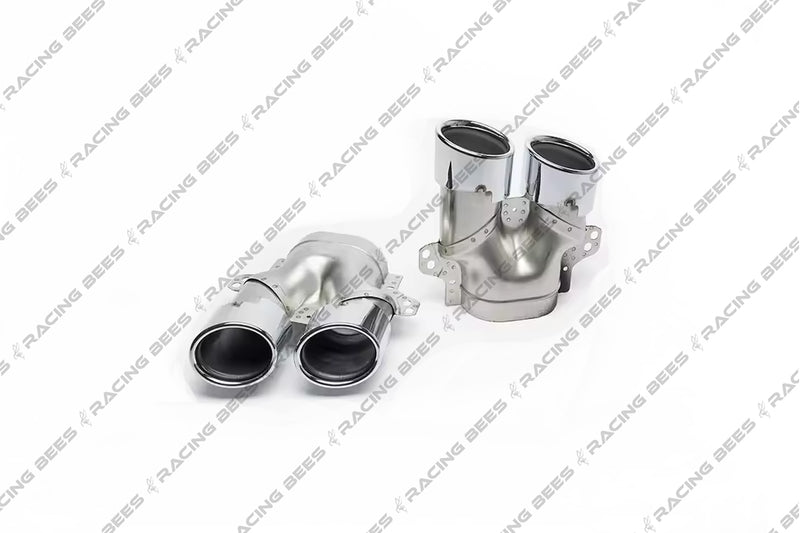 2019+ Mercedes-Benz A/CLA Class 45AMG Style Quad Exhaust Tips (One Pair)