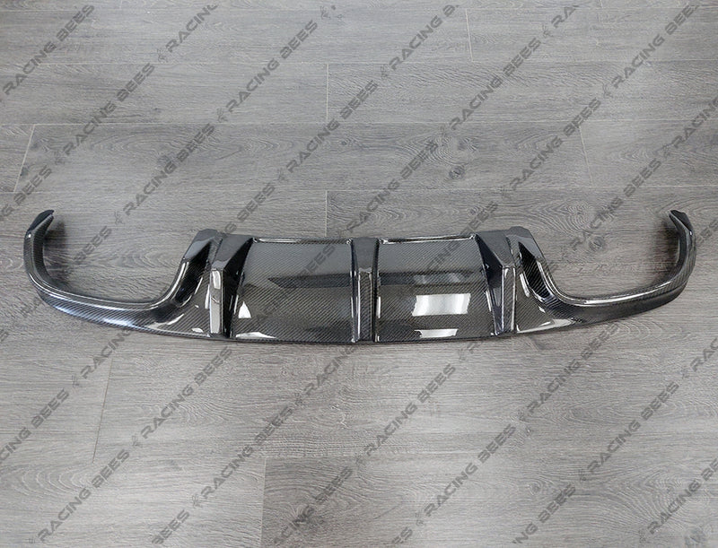 2008-2011 Mercedes-Benz C Class AMG Style Rear Diffuser (Carbon Fiber)