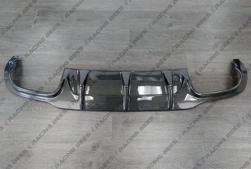 2012-2014 Mercedes-Benz C Class AMG Style Rear Diffuser (Carbon Fiber)