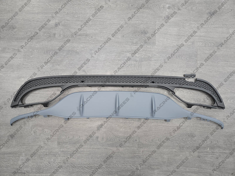 Open Box 2015-2018 Mercedes-Benz C Class Sedan OEM Style Rear Diffuser For AMG-Package Sedan