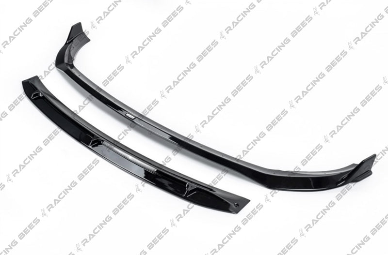 2019-2021 Mercedes-Benz C Class Sedan BR VT Style Front Bumper Lip (BLACK)