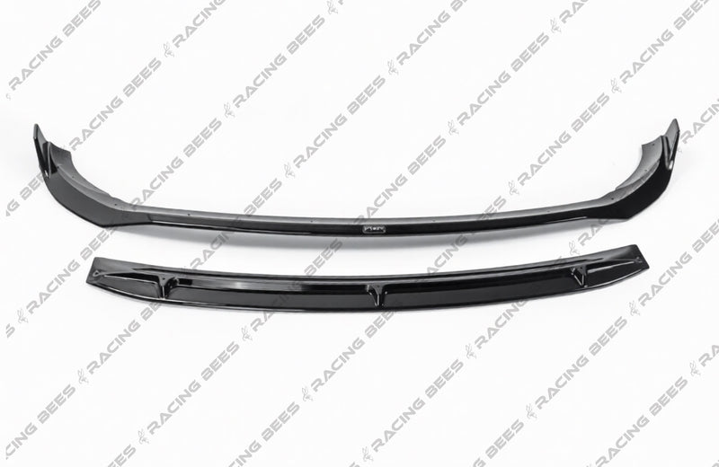 2019-2021 Mercedes-Benz C Class Sedan BR VT Style Front Bumper Lip (BLACK)
