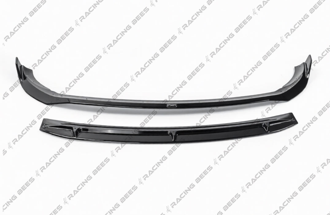2019-2021 Mercedes-Benz C Class Sedan BR VT Style Front Bumper Lip (BLACK)